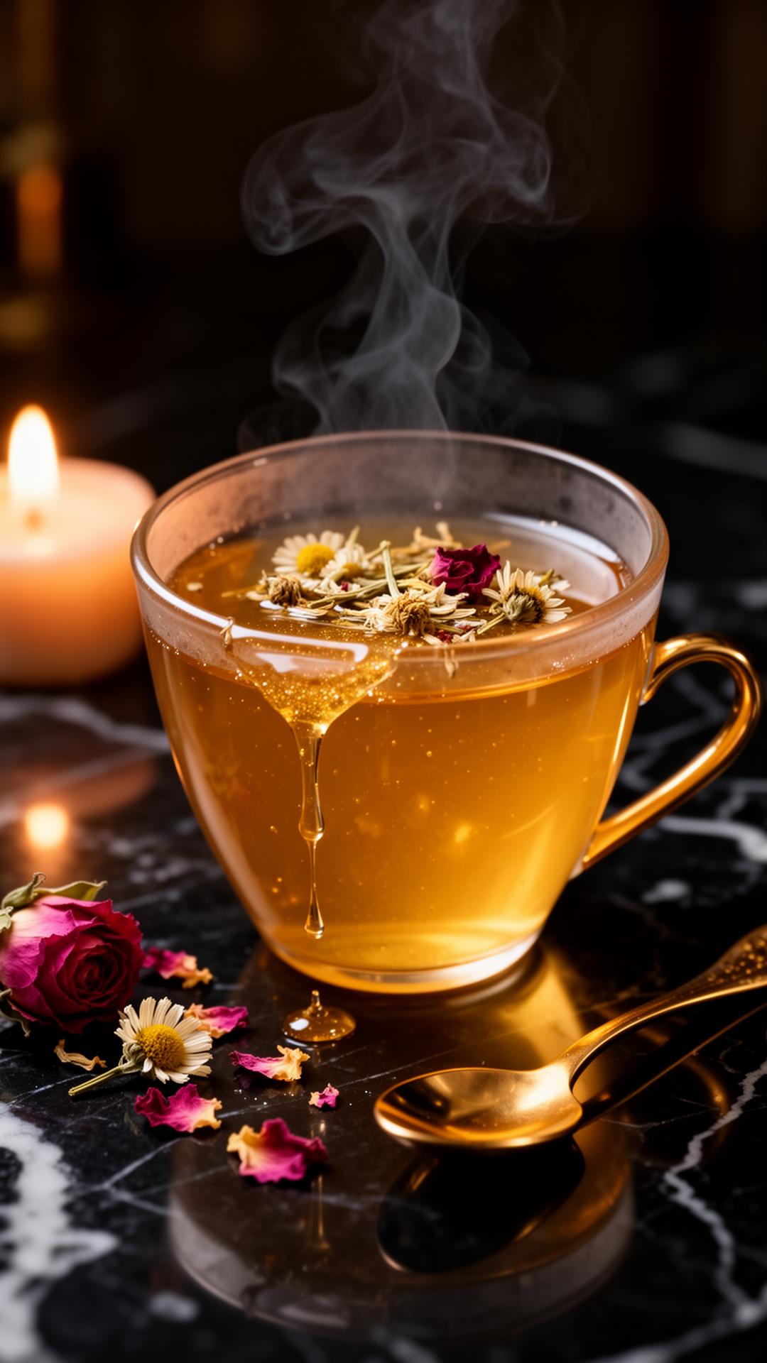 Cannabis Honey Tea