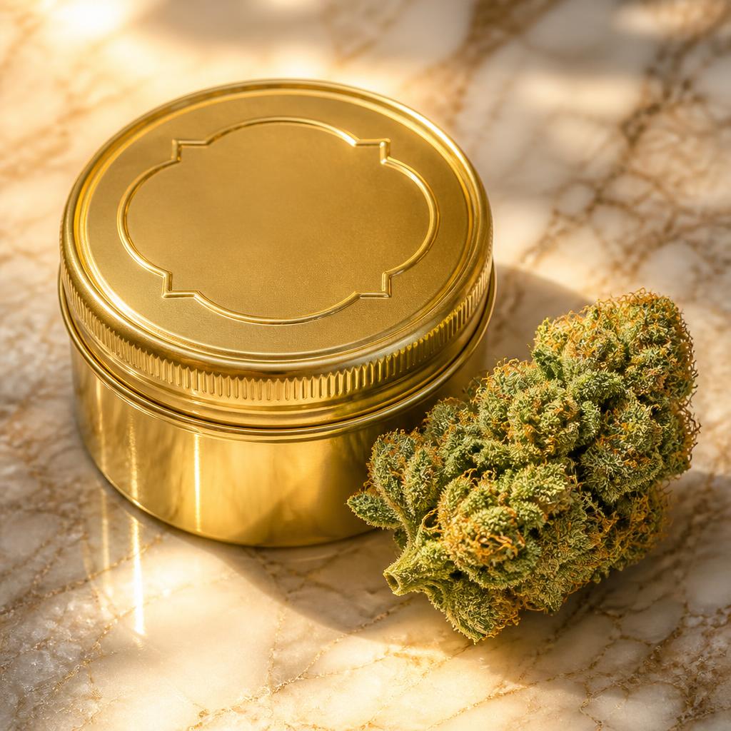 Lady Luck — packaged sativa cannabis jar